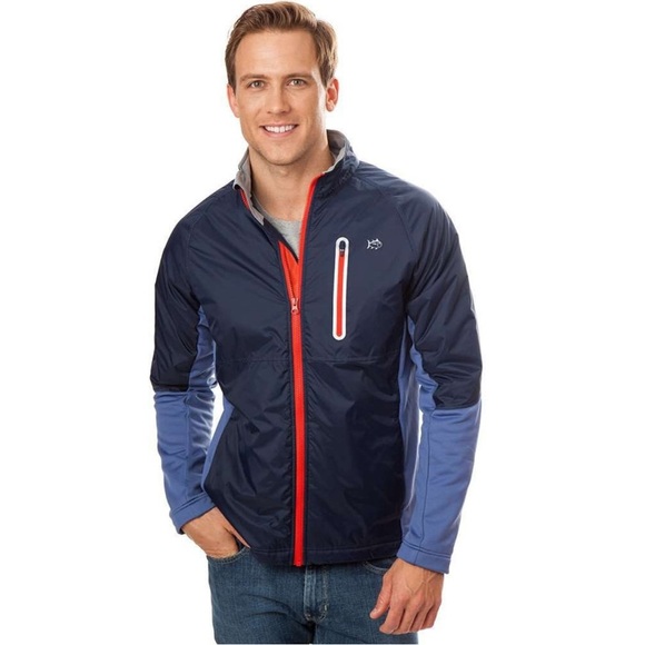SOUTHERN TIDE T3 Blue Windward Lightweight Insulated Performance Jacket Size M - Picture 1 of 10